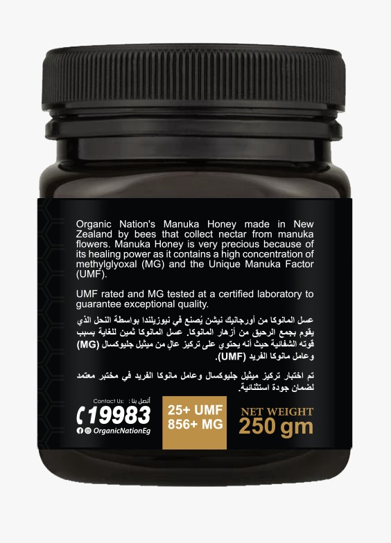 Organic Nation Manuka Honey-250G