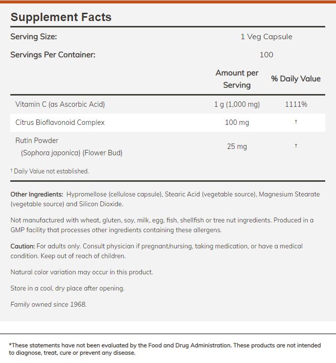 Now Foods C-1000 Antioxidant Protection-100Veg Caps.-100Serv.