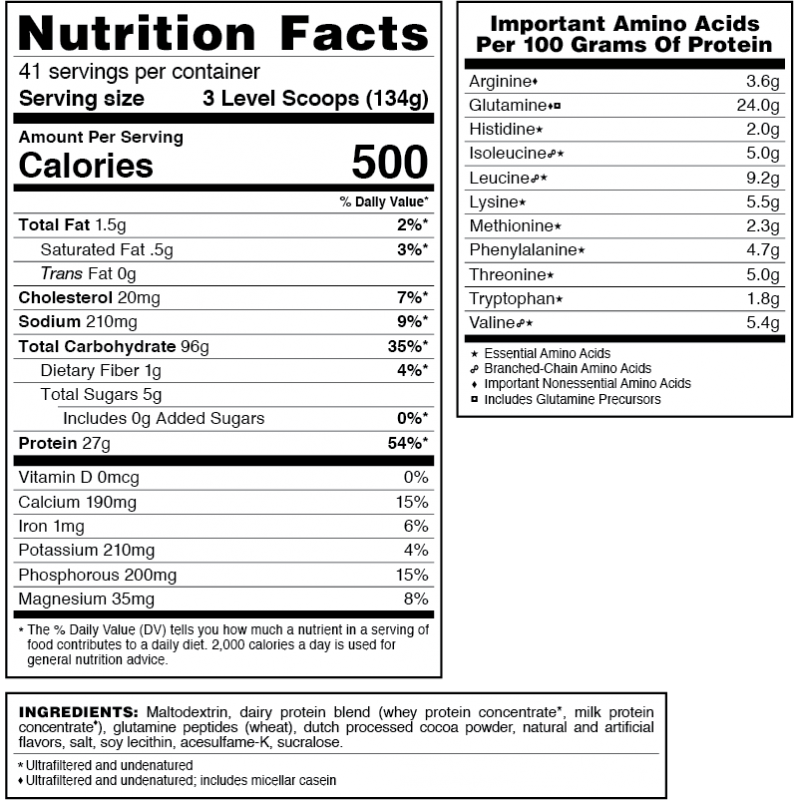Syntax Goliath Protein Gainer-41Serv.-5.44KG-Chocolate