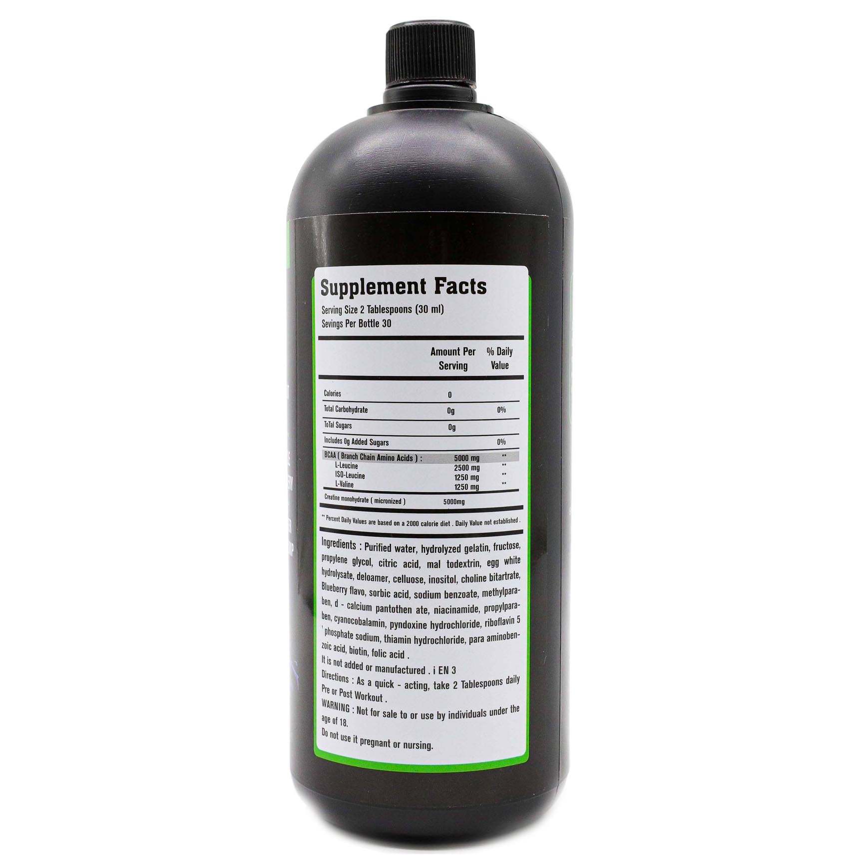 Supplement X Booster Bcaa-30Serv.900ML.-Blueberry