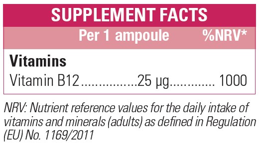 Maddox Pharma Maddox B12 Vegan Ampoules-10 Oral Amp.-Raspberry