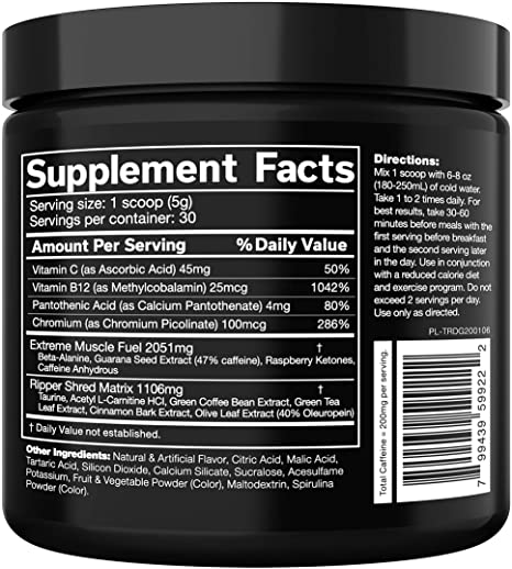 Cobra Labs THE Ripper!-30Serv.-150G-Blue Raspberry facts