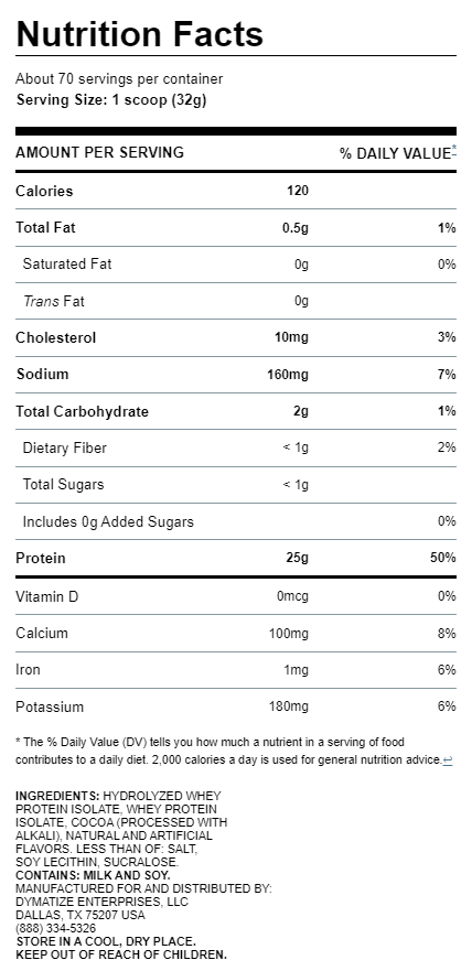 Dymatize ISO100-70Serv.-2.3kg-Chocolate Caramel