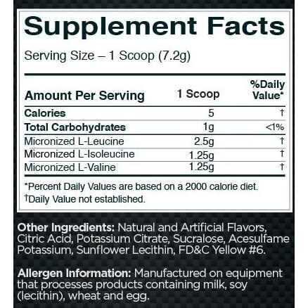 Rule One BCAAs-60Serv.-426G-Pineapple Burst