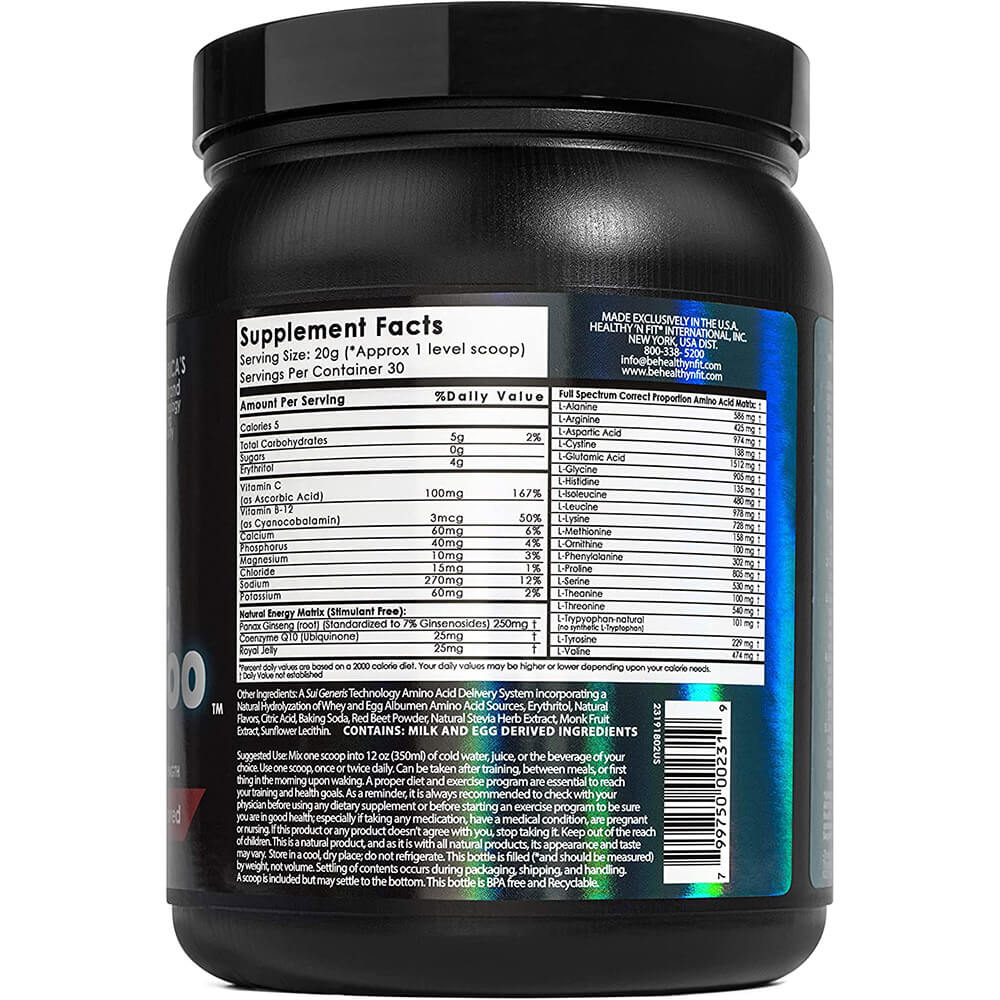 Healthy N' Fit Anabolic Amino 10,000-30Serv.-600G-Fruit Fusion