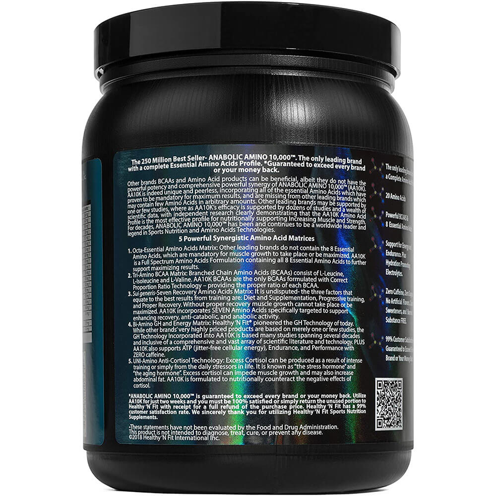 Healthy N' Fit Anabolic Amino 10,000-30Serv.-600G-Fruit Fusion
