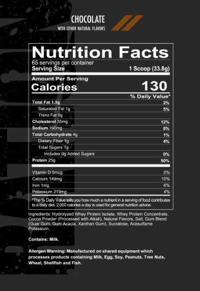 Redcon1 Ration Whey Protein Blend-65Serv.-2.197G.-Chocolate