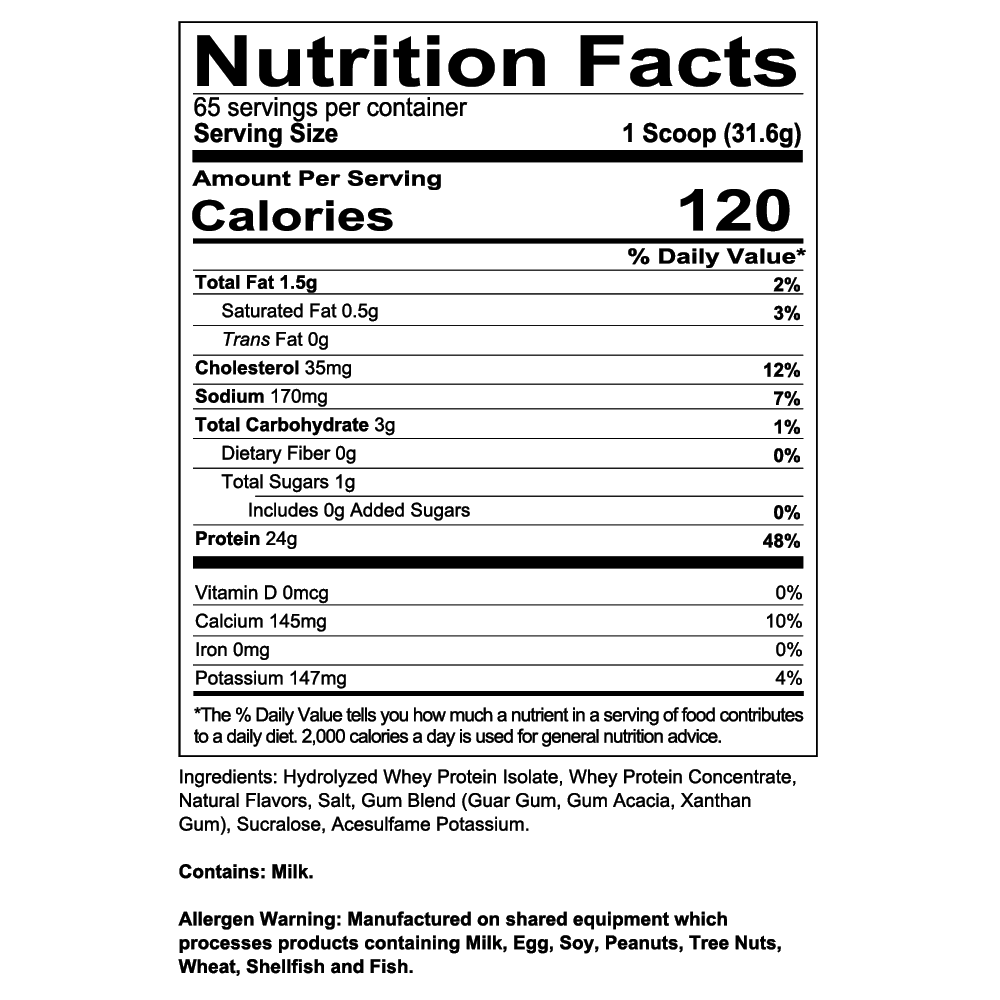 Redcon1 Ration Whey Protein Blend-65Serv.-2.054G.-Vanilla