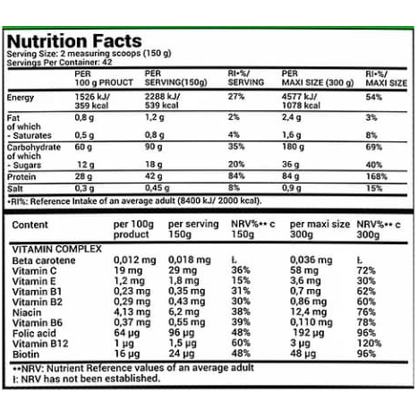 Superior Mass Professional High Protein Gainer Formula-42Serv.-6300G-Chocolate