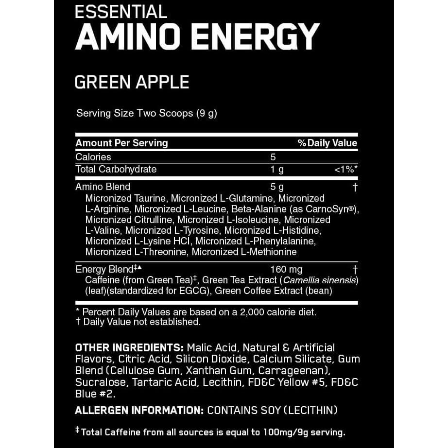 Optimum Nutrition amino energy-30Serv.-270G-Green Apple