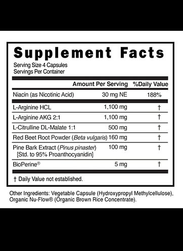 BPP Bogy Pharm Performance N=O Premium Pump Booster-30Serv.-120Caps