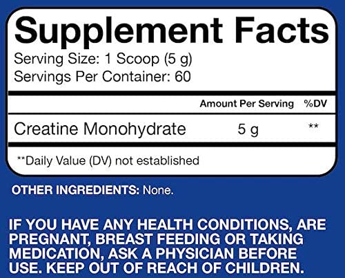 Rsp Clean Active Nutrition Creatine 5G Creatine Monohydrate-60Serv.-300G.-Unflavor