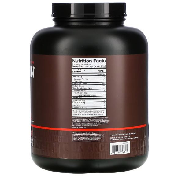 Rsp Clean Active Nutrition True Gain-8Serv.-2.57Kg.-Chocolate
