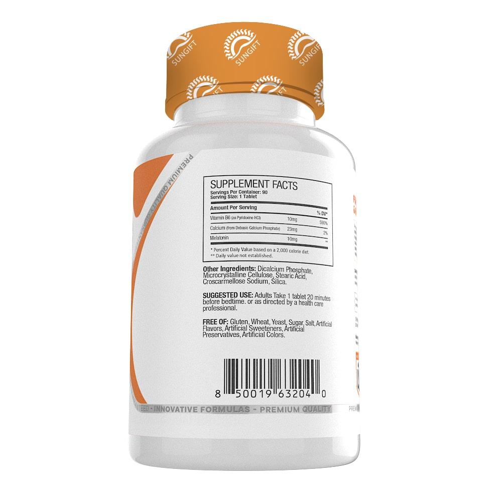 Sun Gift Melatonin 10Mg-90Serv.-90Tabs.