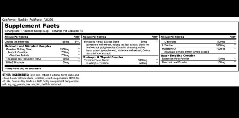Universal Animal Cuts Powder-42Serv.-231G.-Fruit Punch