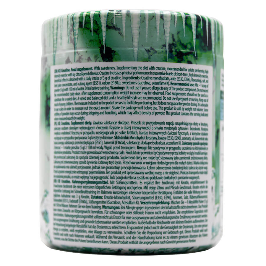 FA Nutrition Ice Creatine 4000MG.-60Serv.-300G.-Icy Citrus &amp;Peach