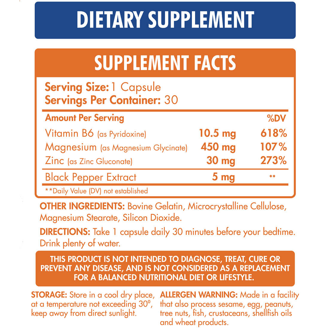 Max Muscle ZMA Sport-30Serv.-30Capsules