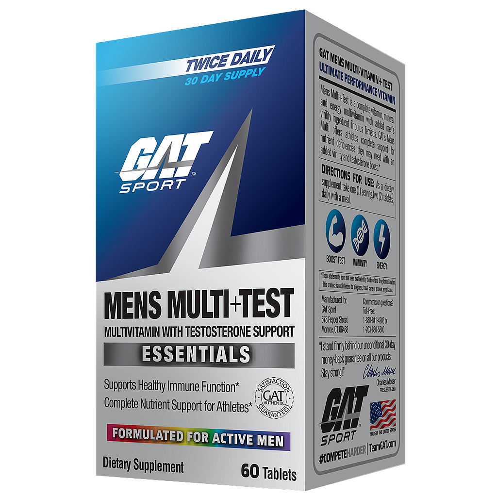 [859613220066] Gat Sport Mens Multi+Test-30Serv.-60Tabs.