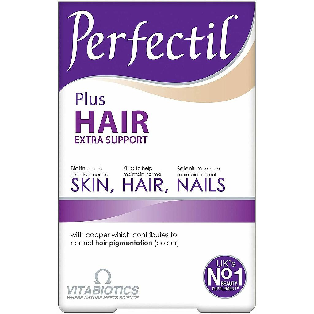 [5021265245741] Vitabiotics Perfectil Plus Hair Extra Support-30Serv.-60Tabs.