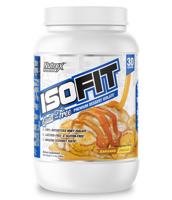 [859400007344] Nutrex Research Isofit-30Serv.-993g-Banana Foster