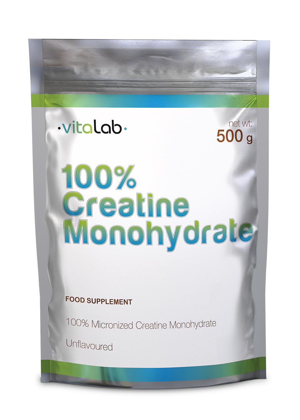[659436899063] Vitalab Natural Creatine Monohydrate-100Serv.-500G-Unflavored