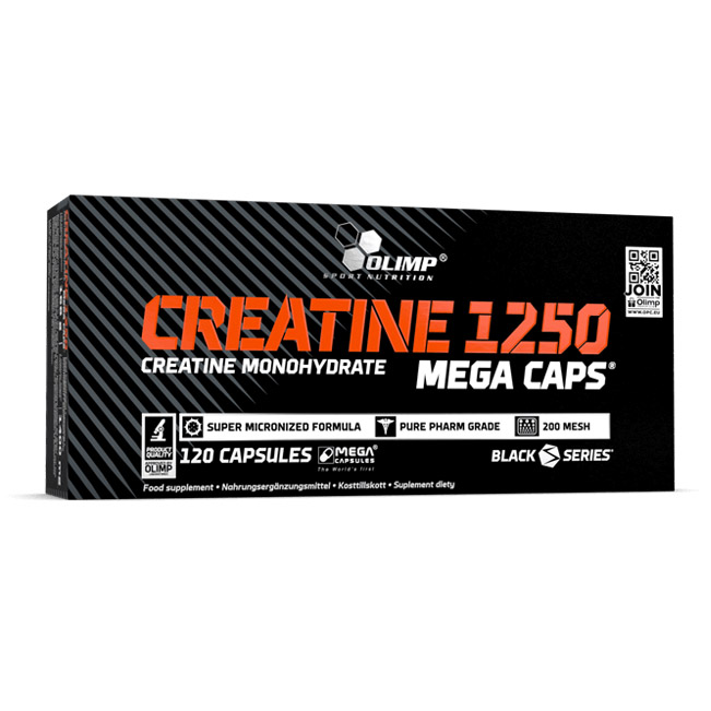 [5901330022340] Olimp Creatine 1250 Creatine Monohydrate Mega Caps-30Serv.-120Capsules