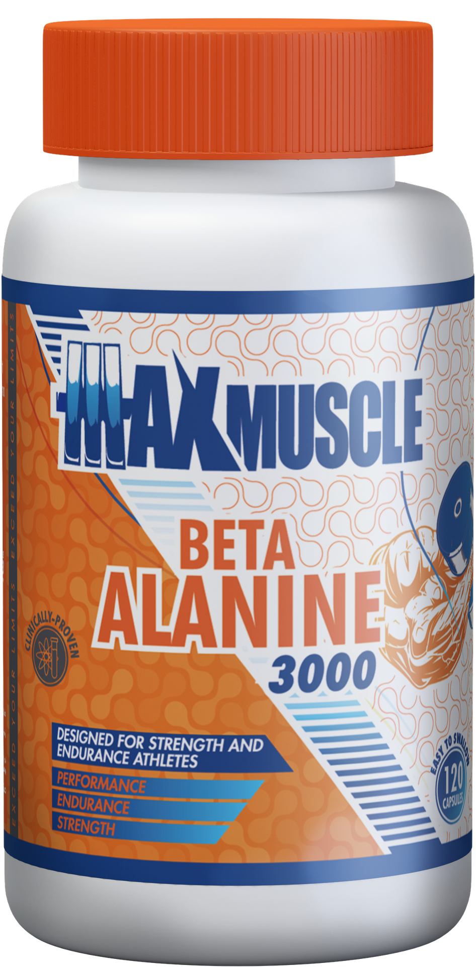 [6222023702776] Max Muscle Beta-Alanine3000-30Serv.-120Capsules
