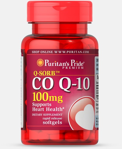 [025077155934] Puritan's Pride Co Q-10 100Mg-60Serv.-60Tabs.