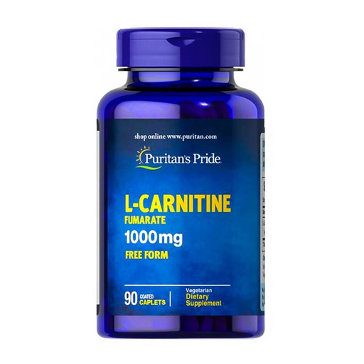 [025077187140] Puritan's Pride L carnitine-1000mg-90Serv.-90Tabs.