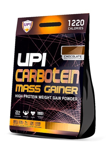 [6224009174522] Upi Carbotein Mass Gainer-26Serv.-3.9KG-Chocolate