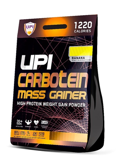 [6224009174553] Upi Carbotein Mass Gainer-26Serv.-3.9KG-Banana