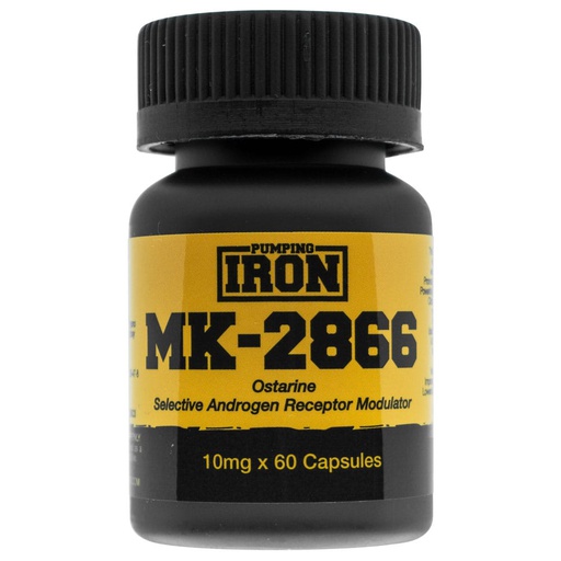 [5060641720618] Pumping Iron Ostarine (MK-2866)-10mg-60Caps.