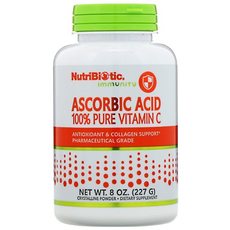 [728177002008] Nutribiotic Immunity Ascorbic Acid 100% Pure Vitamin C-113Serv.-227G