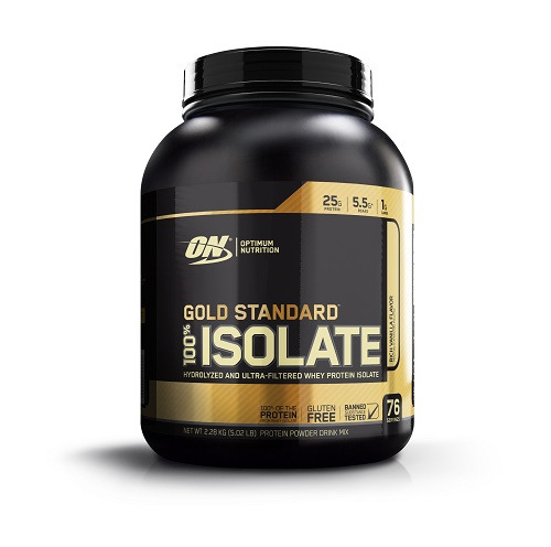 [748927061239] Optimum Nutrition Gold Standard 100% Isolate-76Serv.-2.28KG-Rich Vanilla