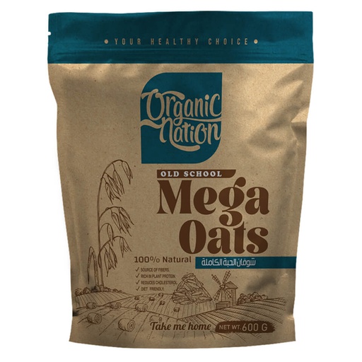 [6222023700192] Organic Nation Mega Oats-600G