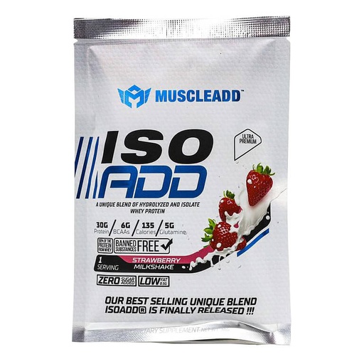 [6224009363872] Muscle Add Iso Add-1Serv.-36G-Strawberry Milkshake