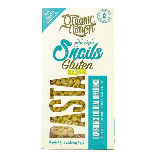 [6222023700567] Organic Nation Gluten Free Pasta Snails-350G
