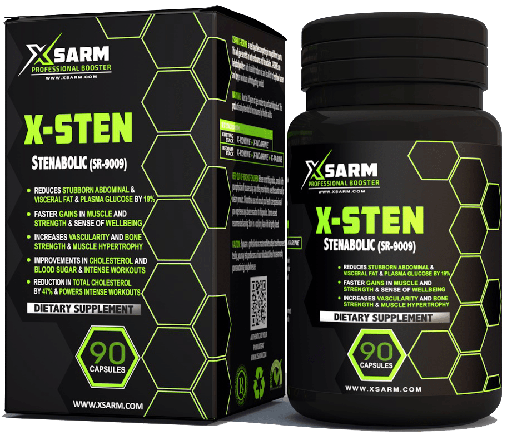 [1258669633591] Xsarm professional booster X-sten Stenabolic (SR-9009)-90Caps.