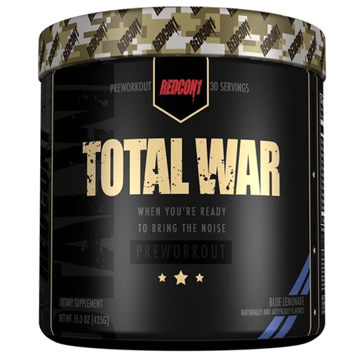 [850004759264] Redcon1 Total War Preworkout-30Serv.-441G-Blue Raspberry