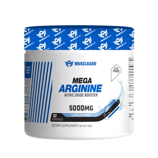 [6223007820097] Muscle Add Mega Arginine-5000Mg-30Serv.-150G