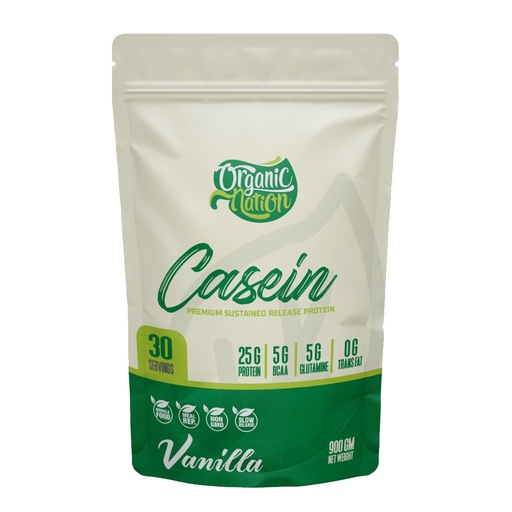 [6222023701106] Organic Nation 100% Casein-30Serv.-900G-Vanilla