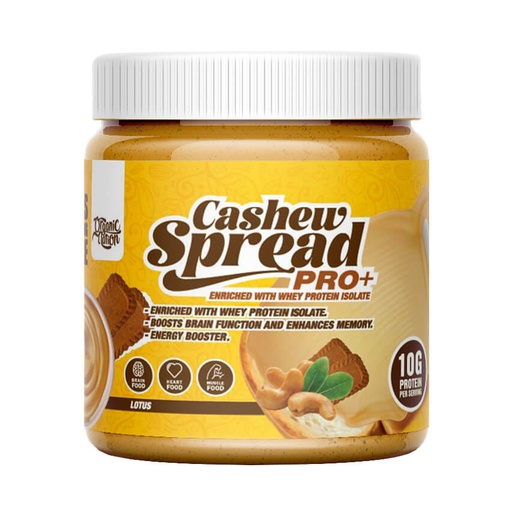 [6222023701496] Organic Nation Cashew Spread pro+ added whey protein-275G.-Lotus