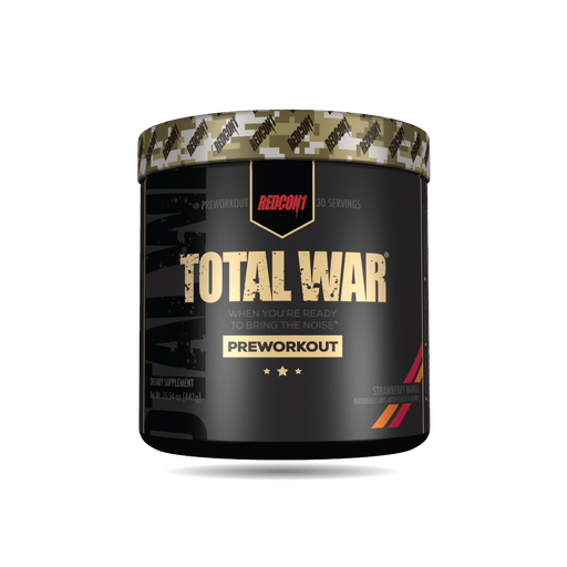 [850004759257] Redcon1 Total War Preworkout-30Serv.-441G-Strawberry Mango