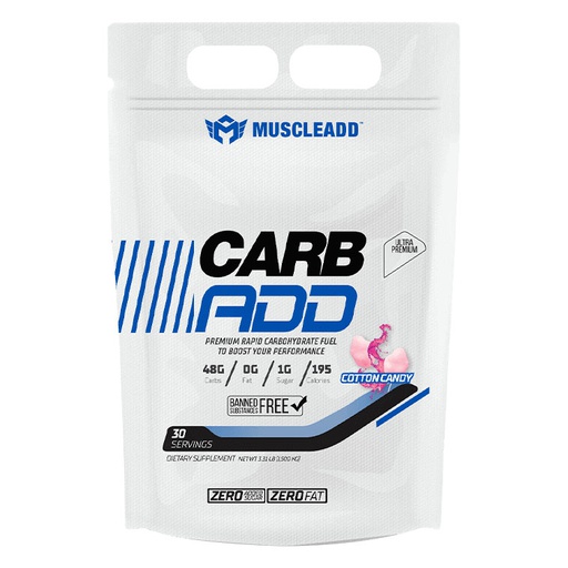 [6223007820448] Muscle Add Carb Add-30Serv.-1500G-Cotton Candy