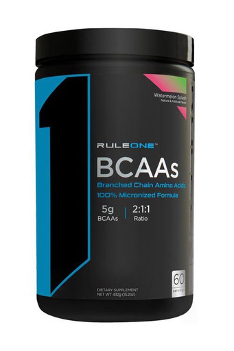 [853414006829] Rule One BCAAs-60Serv.-432G-Watermelon Splash