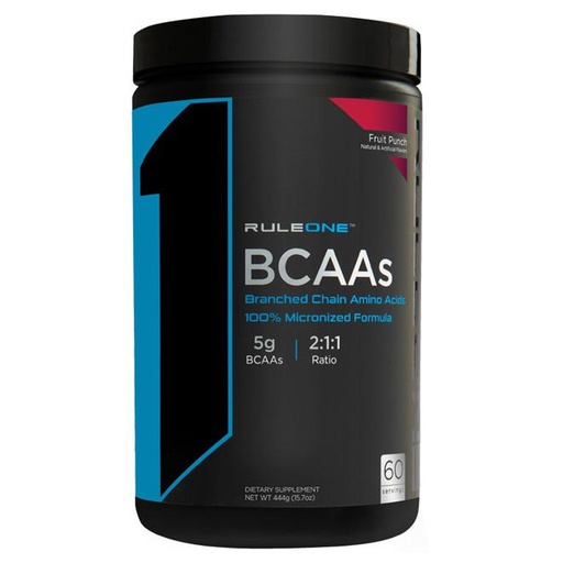 [837234107218] Rule One BCAAs-60Serv.-444G-Fruit Punch