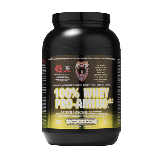 [799750001008] Healthy N' Fit 100% Whey Pro-Amino V2.0-16Serv.-908G-Vanilla Ice Cream