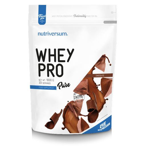 [5999564316724] Nutriversum Whey Pro Pure-33Serv.-1000G-Chocolate