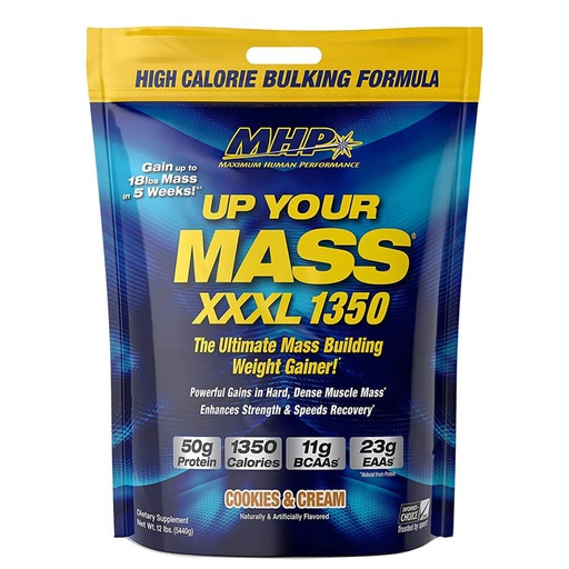 [666222008837] Mhp Up Your Mass XXXL1350-16Serv.-5.456G.-Cookies&amp;Cream