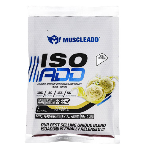 [6223007820523] Muscle Add Iso Add-1Serv.-36G-Vanilla Ice Cream